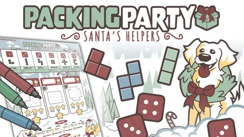 Packing Party: Santa's Helpers box cover