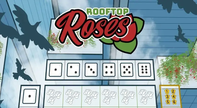 Rooftop Roses box cover